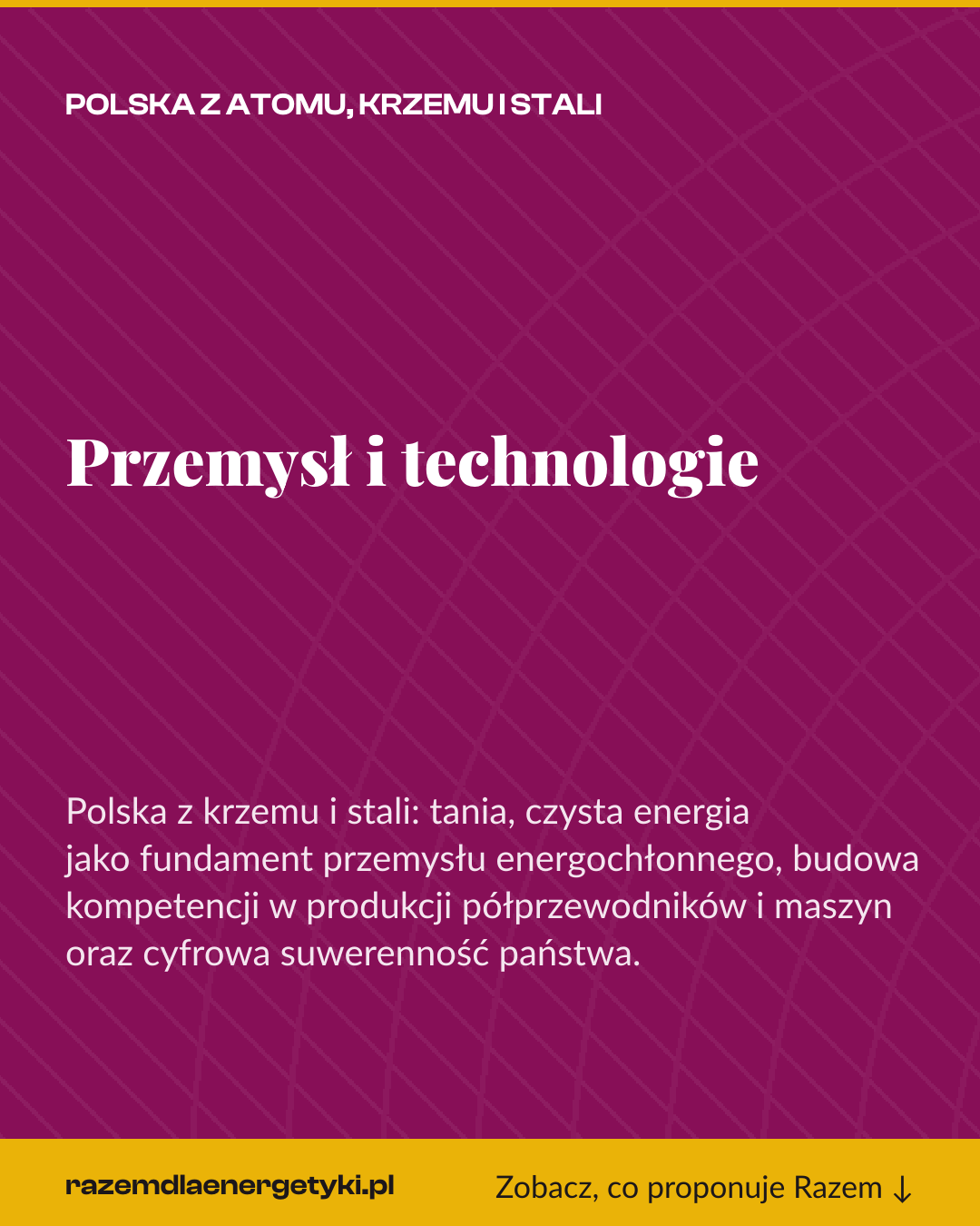 Grafika pionowa do udostępnienia: Przemysł i technologie