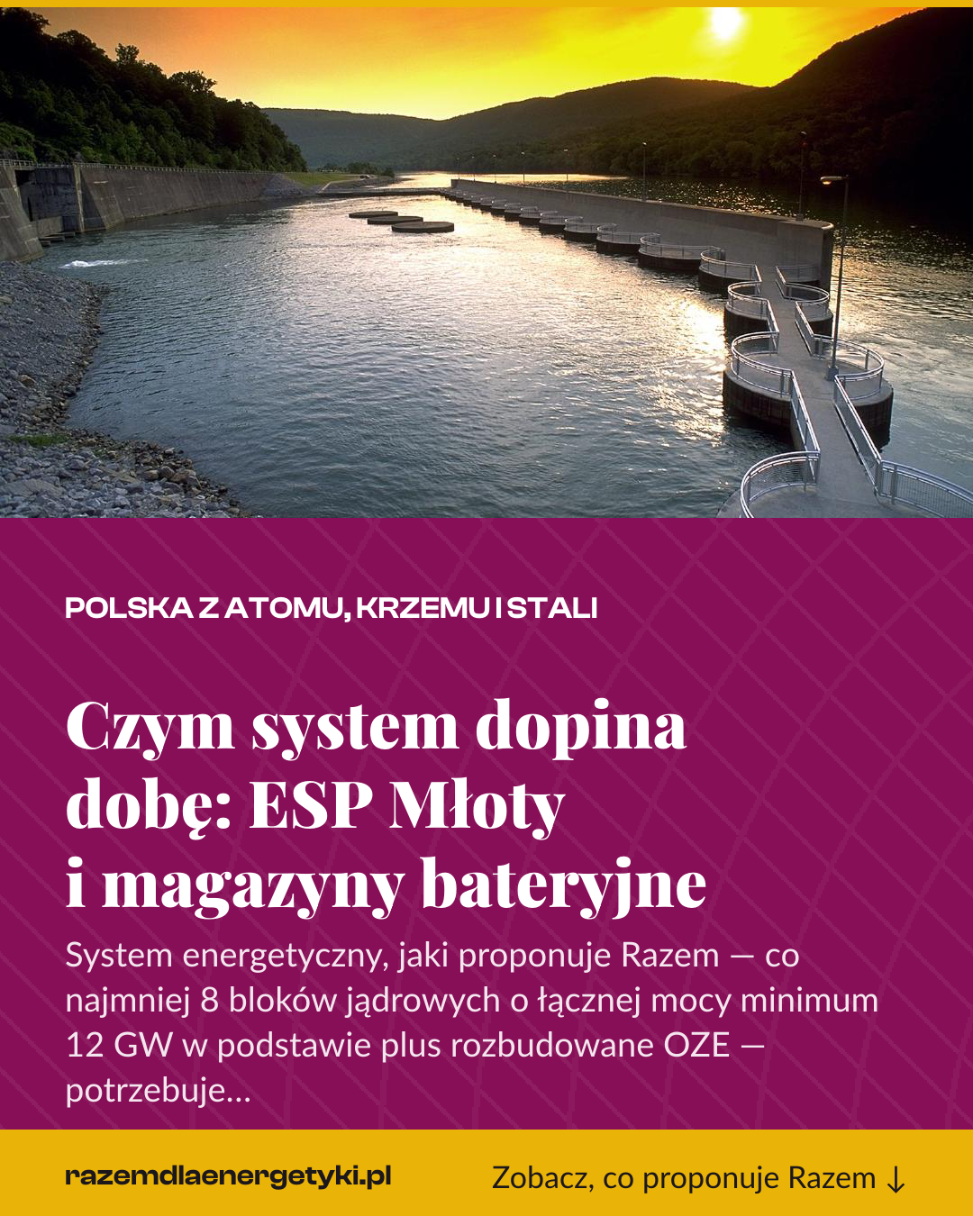 Grafika pionowa do udostępnienia: Czym system dopina dobę: ESP Młoty i magazyny bateryjne