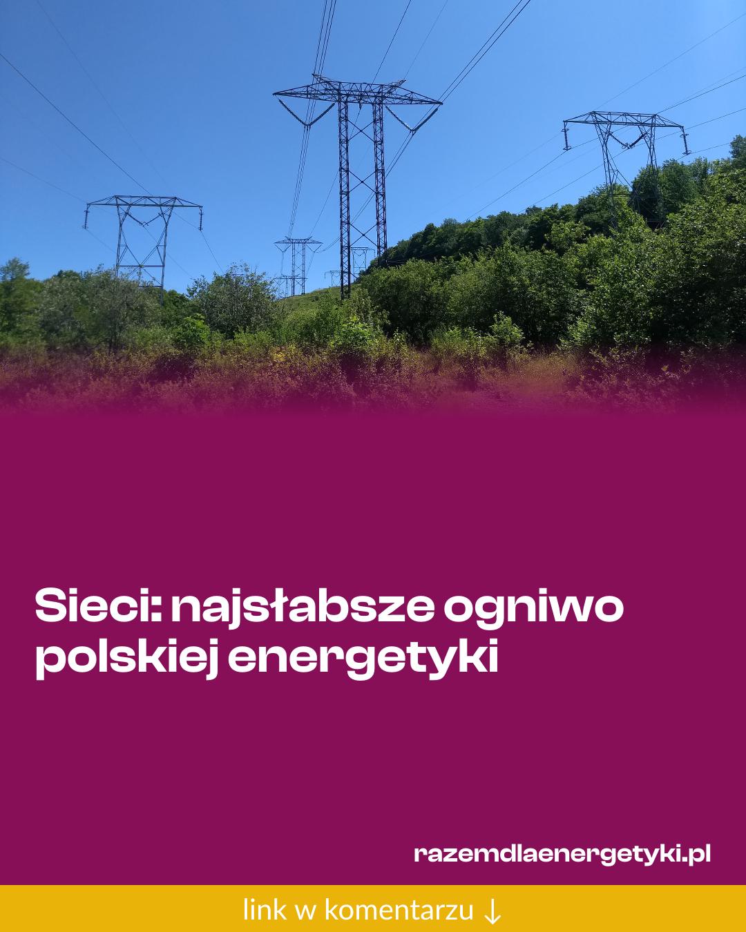 Grafika do udostępnienia: Sieci: najsłabsze ogniwo polskiej energetyki
